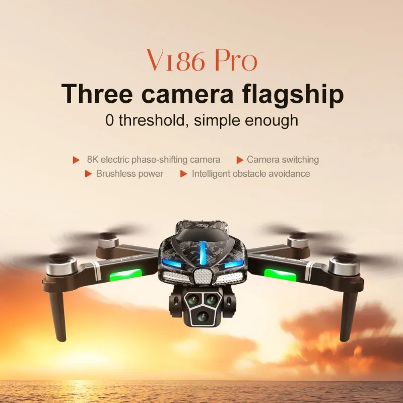 Fpv Drone Charger - Nuevo Dron profesional V186 Pro, Motor