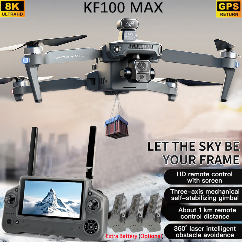 Fpv Drone Charger - KF100 MAX GPS Drone 4K Cámara