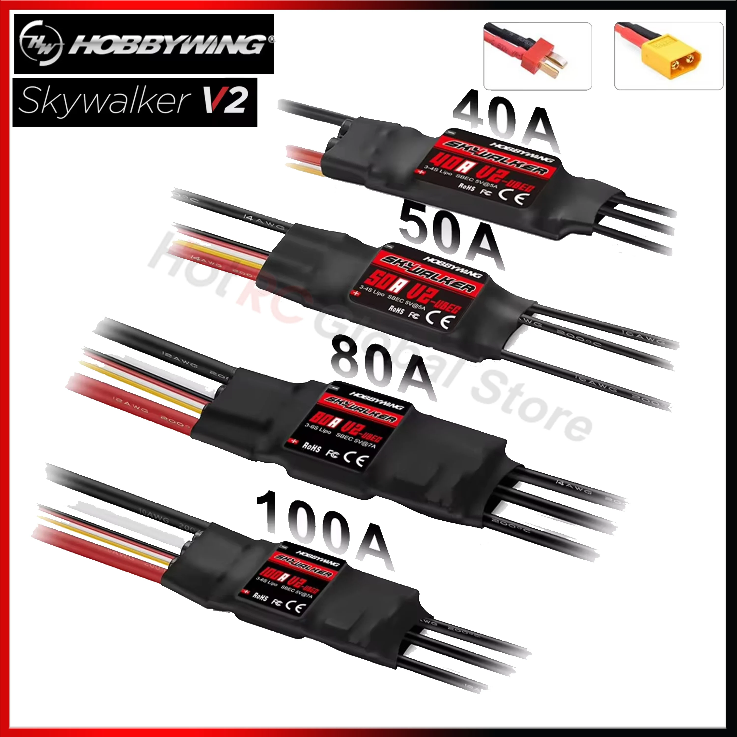 Fpv Drone Esc - HOBBYWING Skywalker-CONTROLADOR DE VELOCIDAD ESC sin
