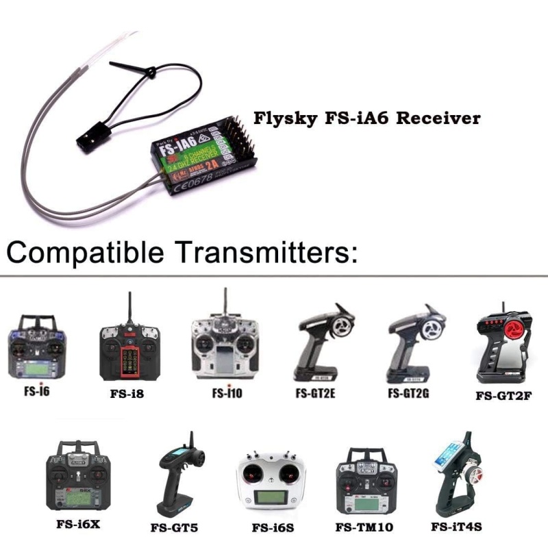 Receptor Flysky FS-IA6 6CH ant - Fpv Drone Antenna reseña y precio