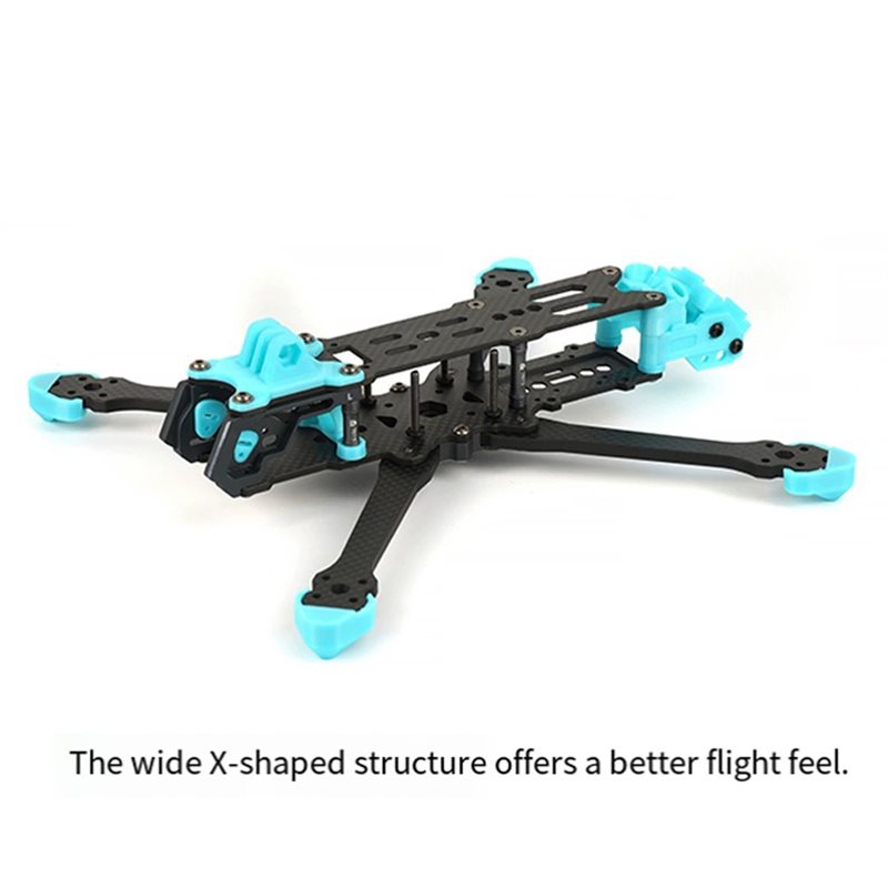 Kit de Marco X de Fibra de Car - Fpv Drone Kit reseña y precio