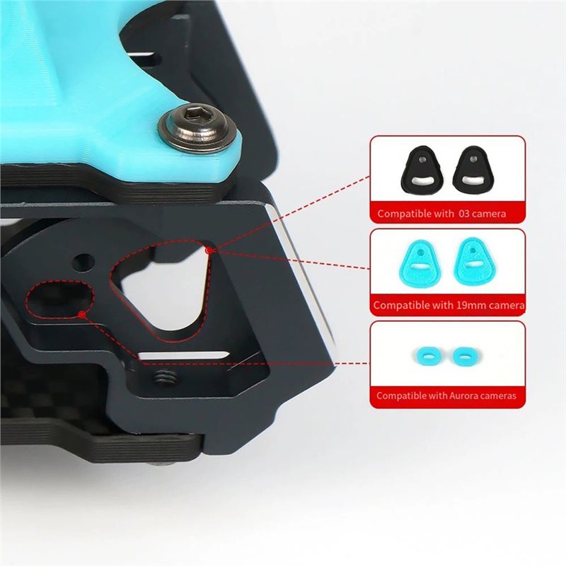 Kit de Marco X de Fibra de Car - Fpv Drone Kit reseña y precio