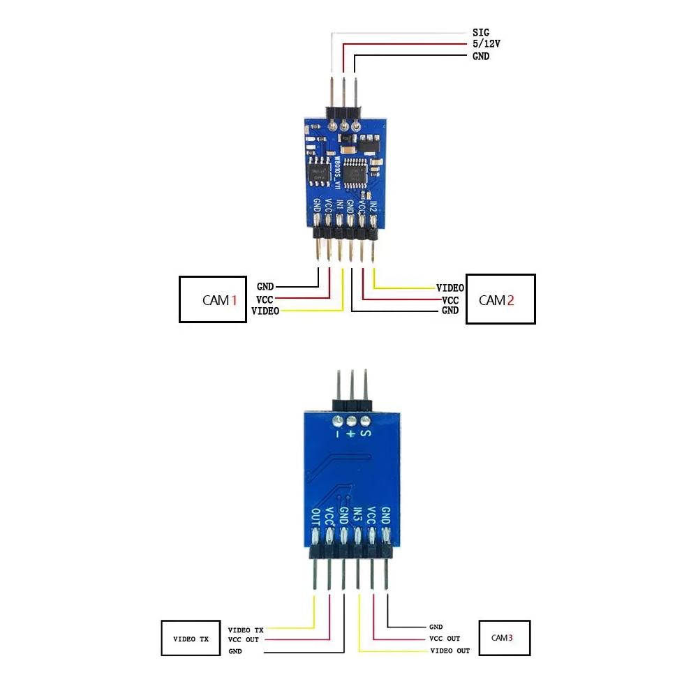 Módulo de conmutador de vídeo  - Fpv Drone Motor reseña y precio
