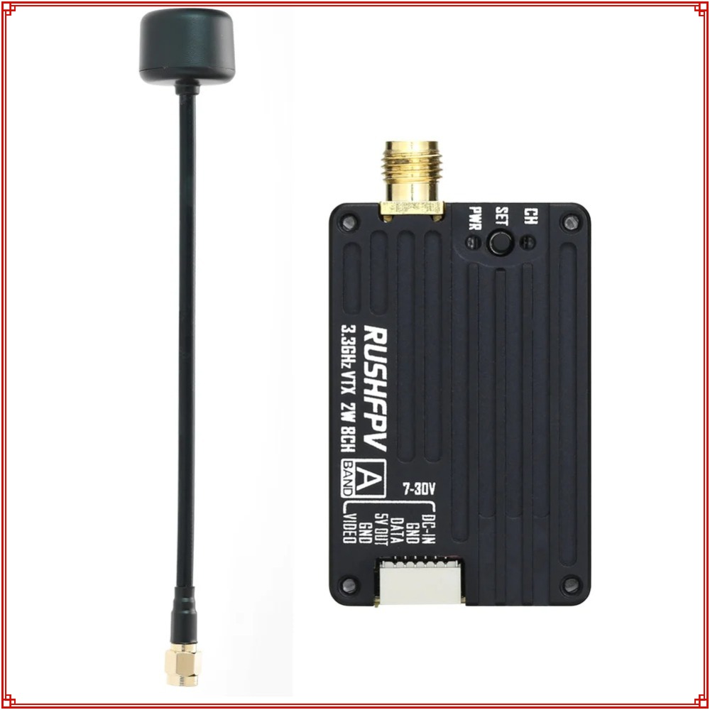 Nuevo Transmisor RUSHFPV 3.3G  - Fpv Drone Transmitter reseña y precio