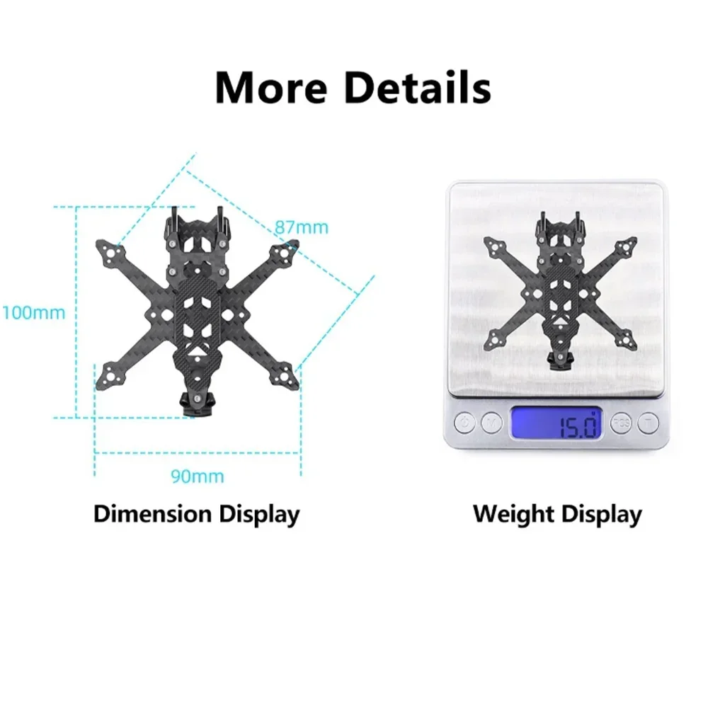 Marco de GEP-TC18 para Origina - Fpv Drone Frame reseña y precio