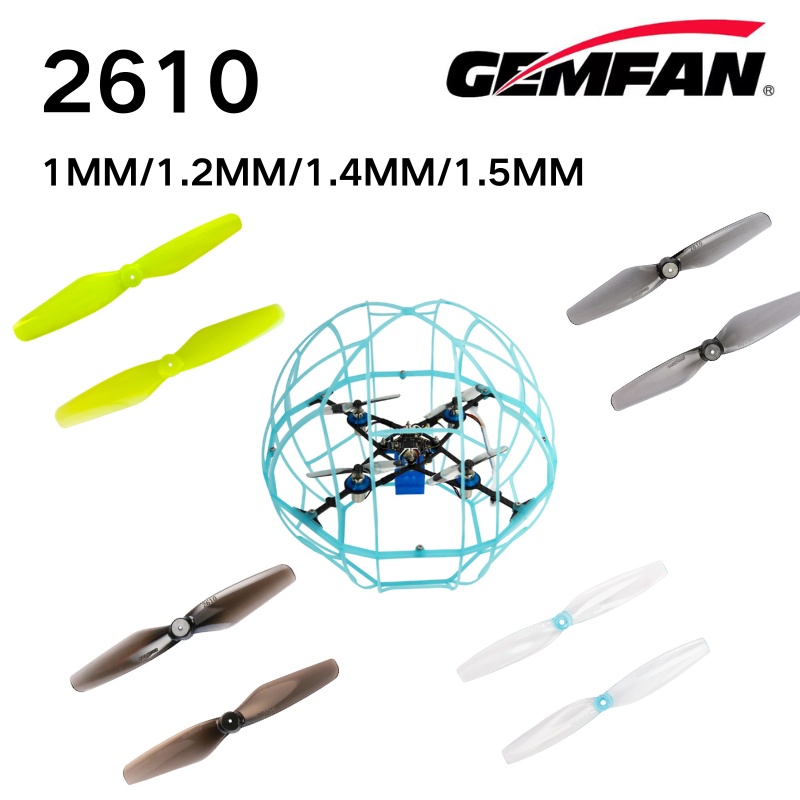 2610 accesorios Gemfan 2,6 pul - Fpv Drone Esc reseña y precio